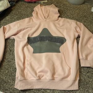 Aelfric Eden Pink Hoodie with Gray Star